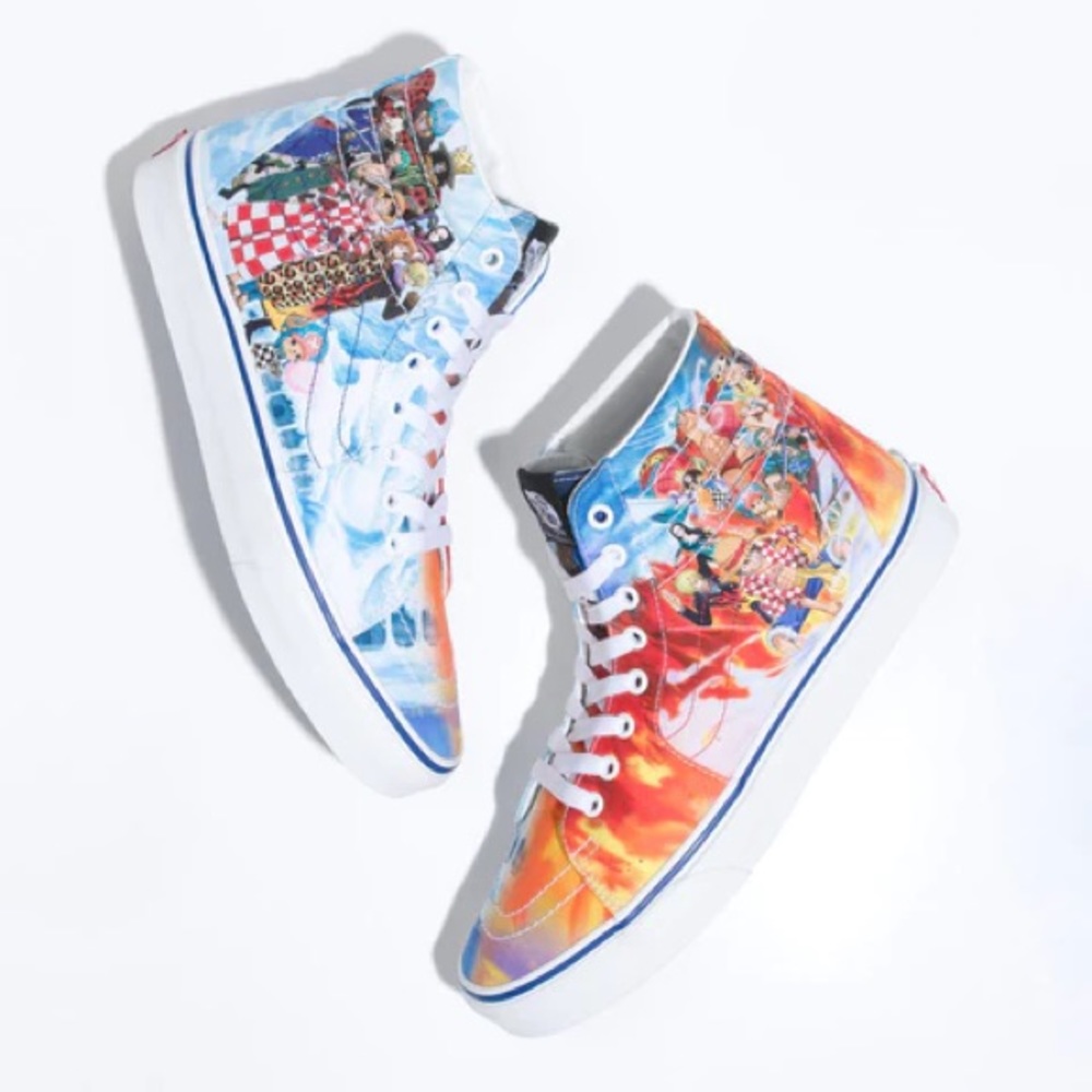 •HP• Vans x One Piece Sk8-Hi Punk Hazard Skate Sneakers - Picture 13 of 16